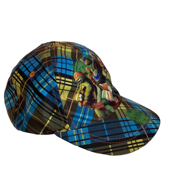 Nickelodeon Teenage Mutant Ninja Turtles TMNT Plaid  Baseball Cap - Picture 9 of 9